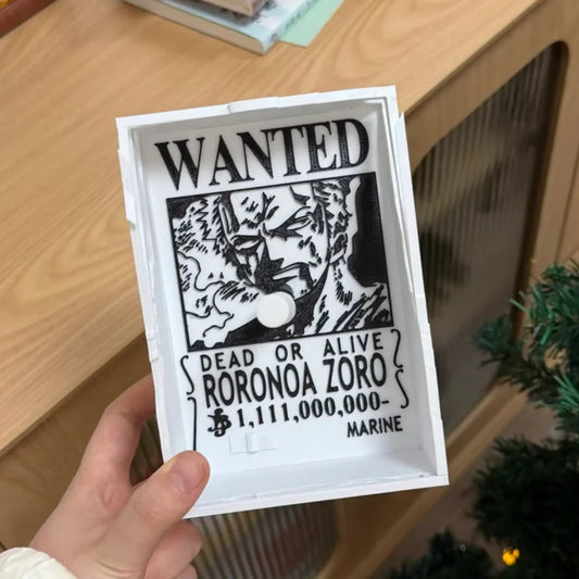 Lampe Murale Zoro One Piece – Veilleuse LED Anime | Produit en main