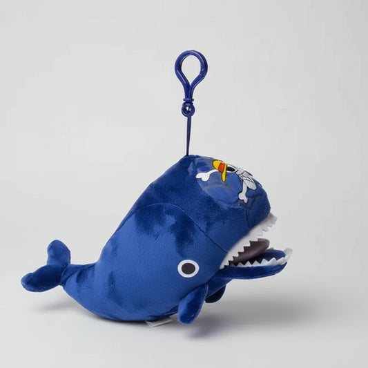 Peluche Laboon & Chopper One Piece – Baleine Mythique du Cap des Jumeaux | En action
