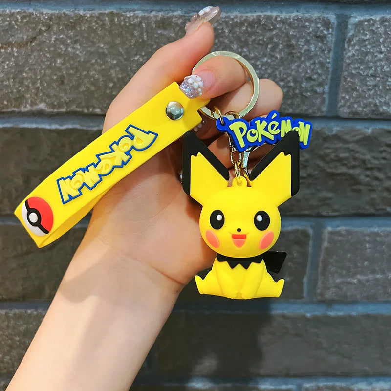Porte-Clés Pokémon Pikachu & Psykokwak