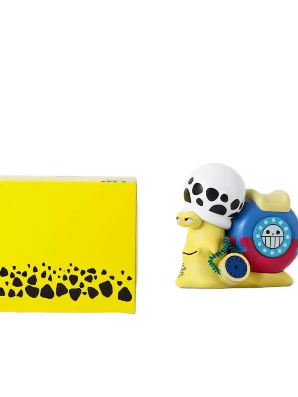 Anime une pièce Den Den Mushi Ace Luffy Law dessin animé Q-Version Action poupée téléphone escargot ver Figurine jouet ornement cadeaux de vacances GEAR GLOW