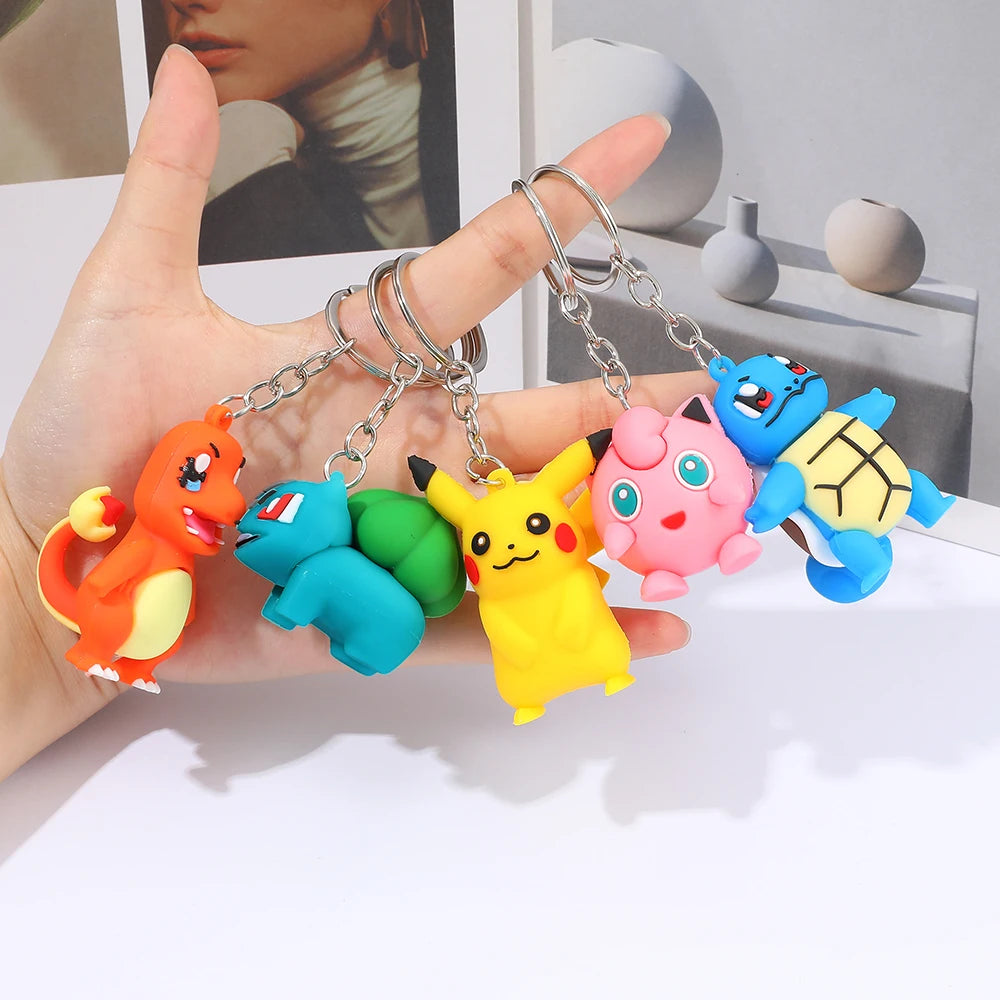 Porte-Clés Pokémon Pikachu & Psykokwak