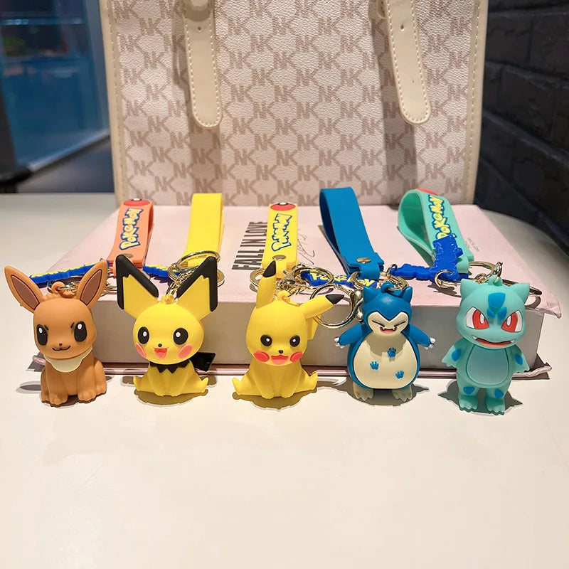 Porte-Clés Pokémon Pikachu & Psykokwak