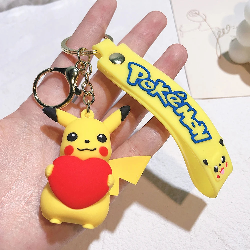 Porte-Clés Pokémon Pikachu & Psykokwak