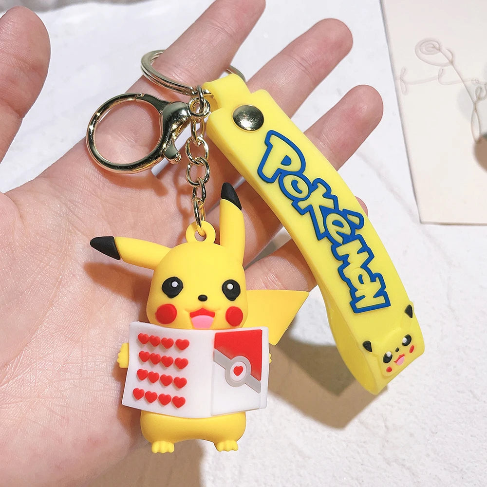 Porte-Clés Pokémon Pikachu & Psykokwak