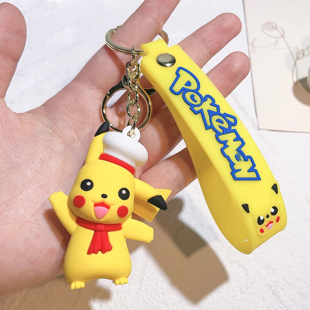 Porte-Clés Pokémon Pikachu & Psykokwak