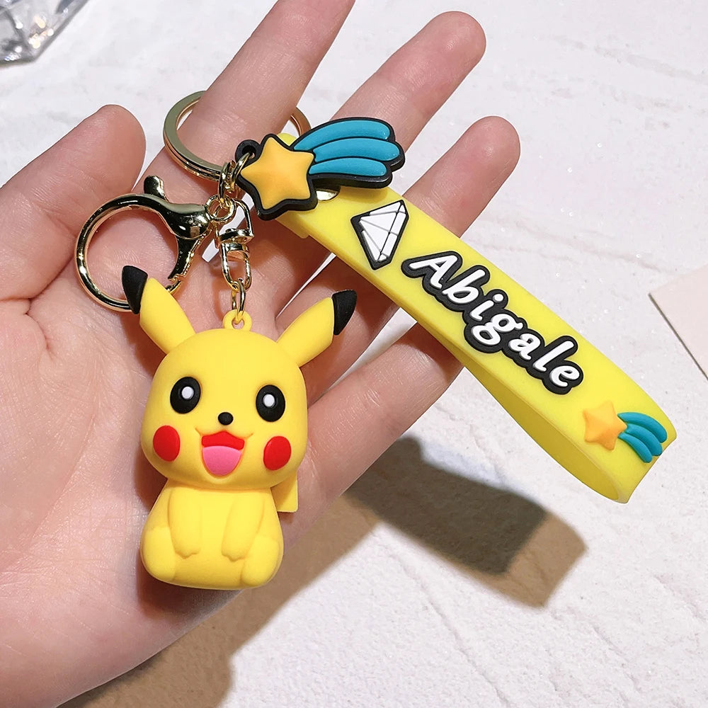 Porte-Clés Pokémon Pikachu & Psykokwak