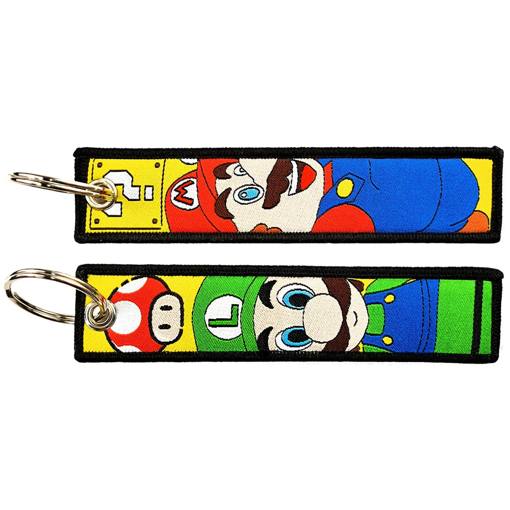 Porte-clés Anime une pièce avec mignon Jet Manga brodé, étiquette de clé à la mode pour accessoire de bijoux, porte-anneau, cadeau pour les Fans d'anime GEAR GLOW