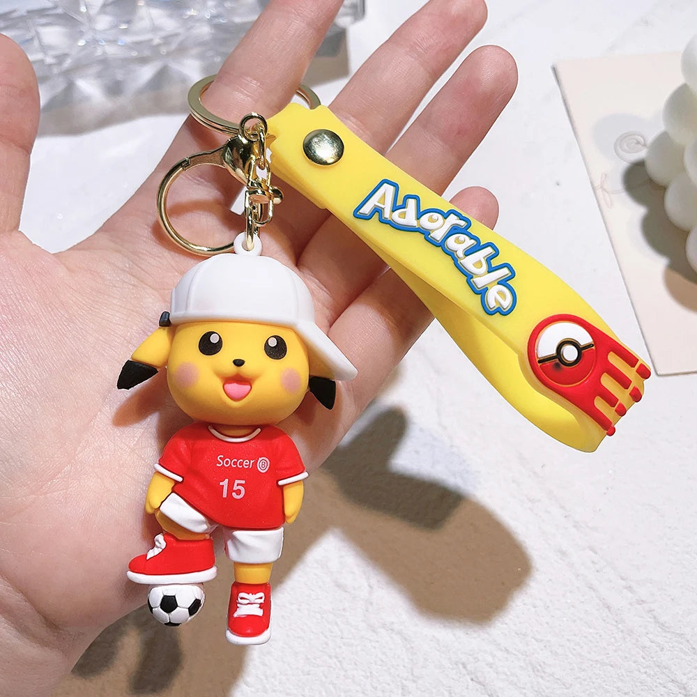 Porte-Clés Pokémon Pikachu & Psykokwak