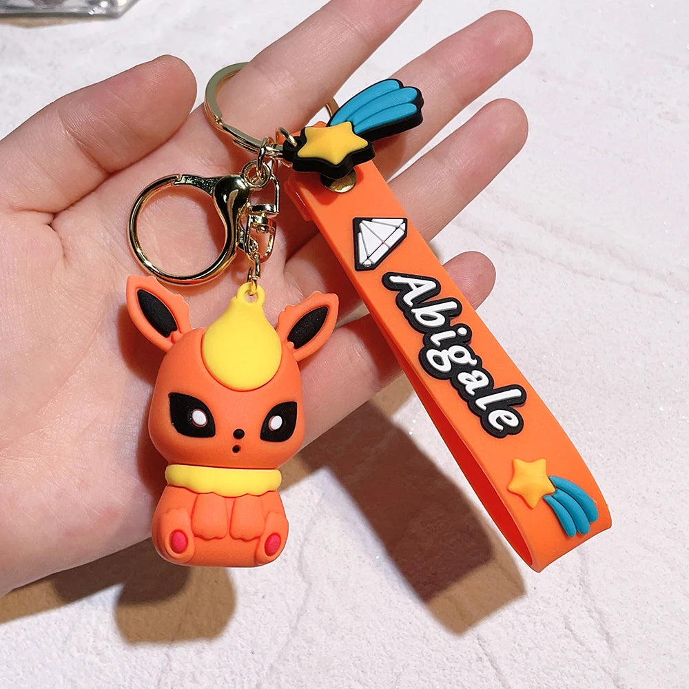 Porte-Clés Pokémon Pikachu & Psykokwak