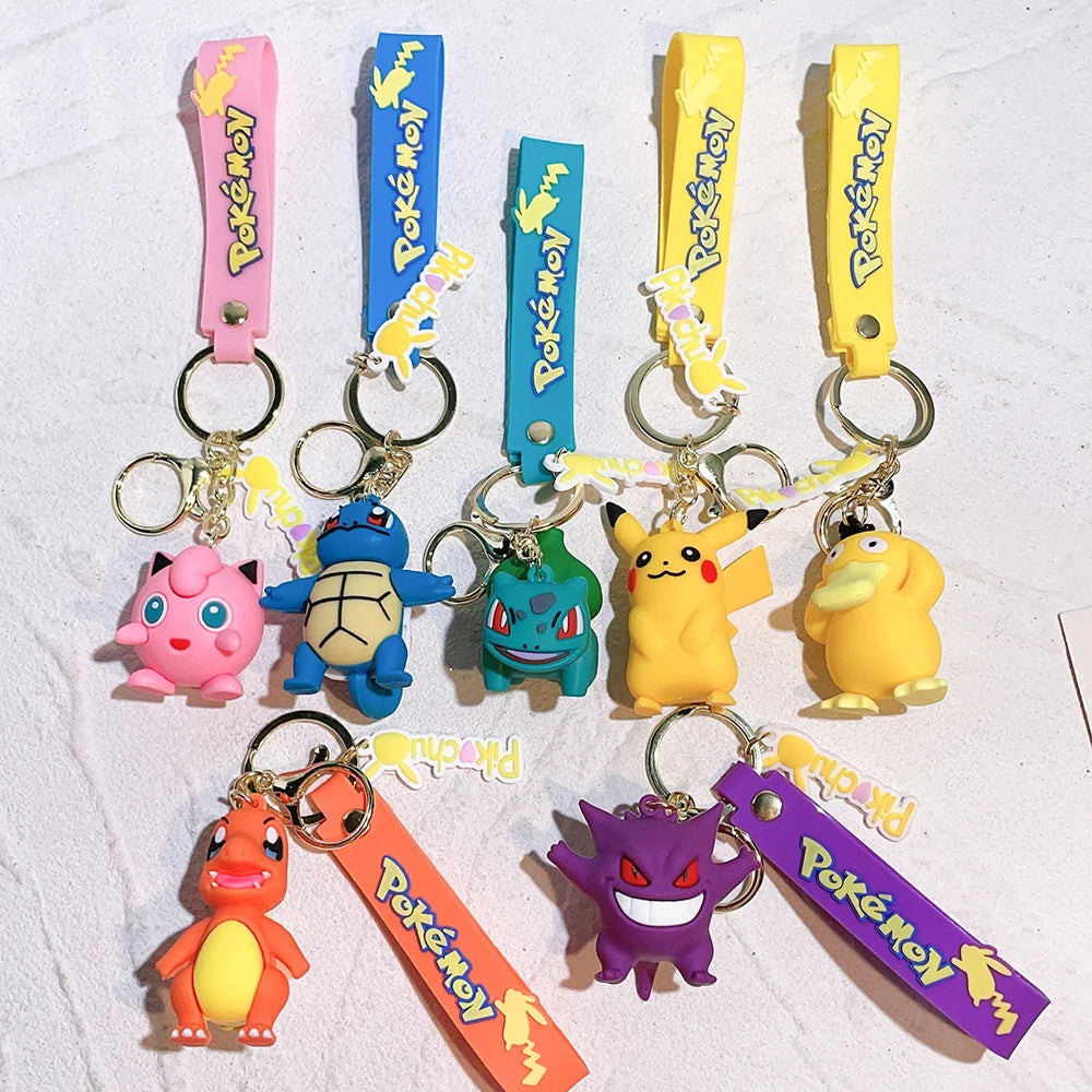 Porte-Clés Pokémon Pikachu & Psykokwak
