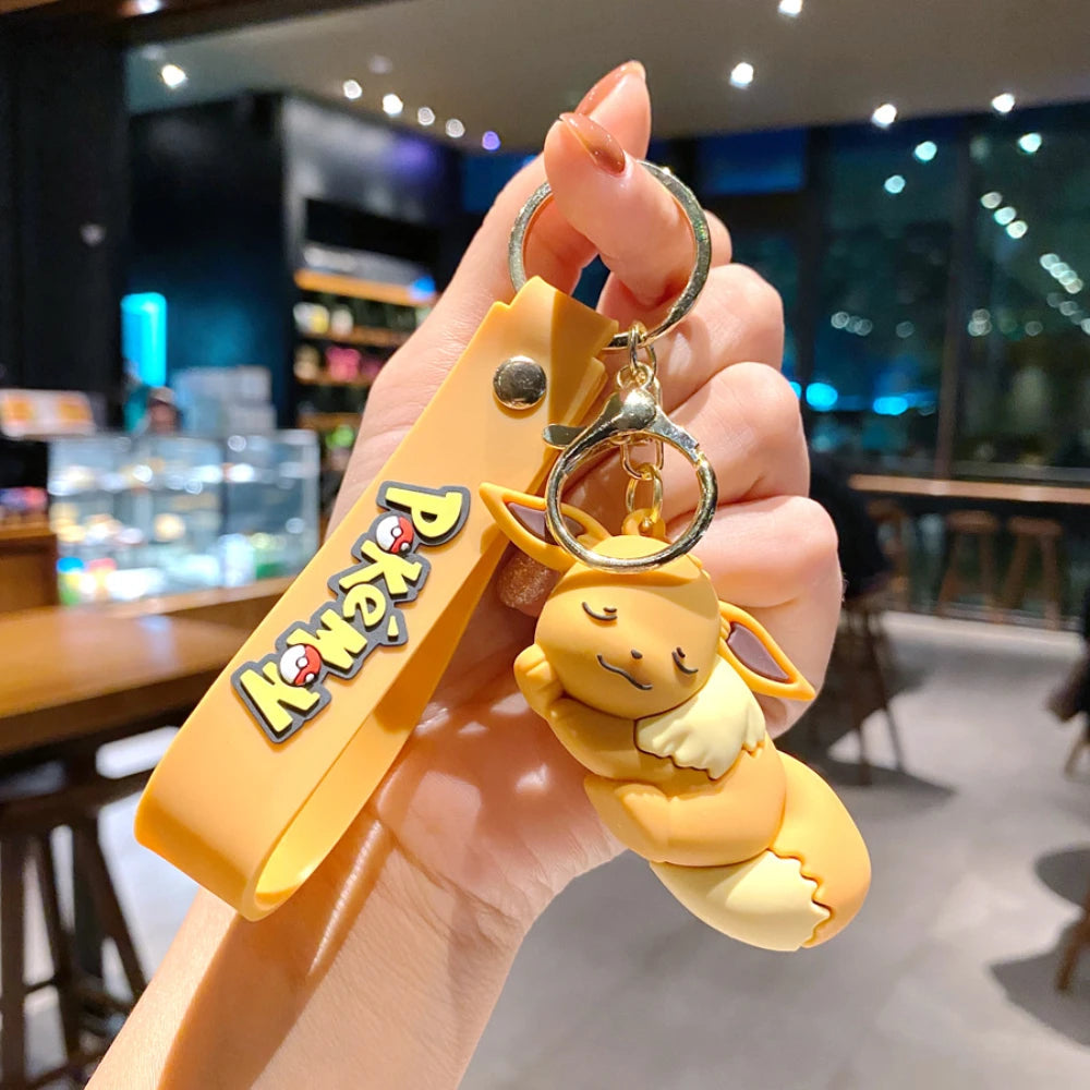 Porte-Clés Pokémon Pikachu & Psykokwak