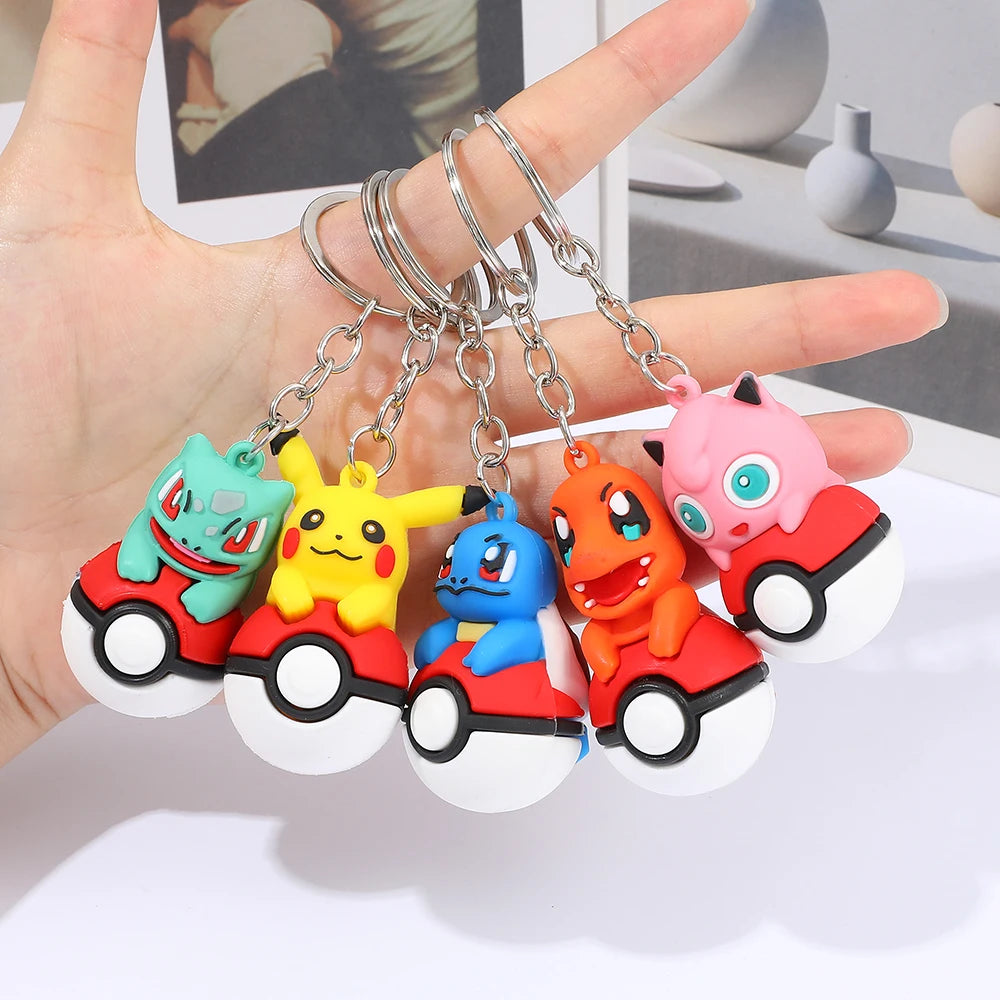 Porte-Clés Pokémon Pikachu & Psykokwak