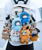 CHAUD! Shippuden Beast Party Series mignon en peluche poupée jouet dessin animé sac à dos pendentif Anime périphérique boîte-cadeau Naruto aveugle boîte cadeau GEAR GLOW