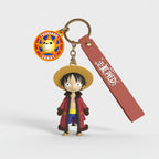Véritable une pièce Anime Figure singe D Luffy Chopper dessin animé porte-clés sac ornement poupées enfants cadeau d'anniversaire jouet de noël cadeaux GEAR GLOW