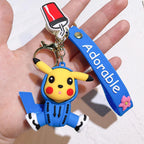 Porte-Clés Pokémon Pikachu & Psykokwak