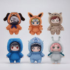 CHAUD! Shippuden Beast Party Series mignon en peluche poupée jouet dessin animé sac à dos pendentif Anime périphérique boîte-cadeau Naruto aveugle boîte cadeau GEAR GLOW