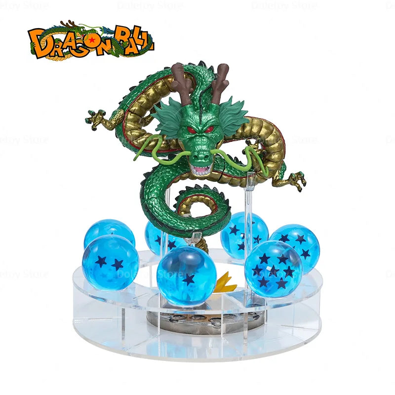 Dragon Ball Z 1:1 boule de cristal 7 étoiles boules figurines Orange bleu Shenron Dragon boules de cristal PVC Collection ensemble complet GEAR GLOW