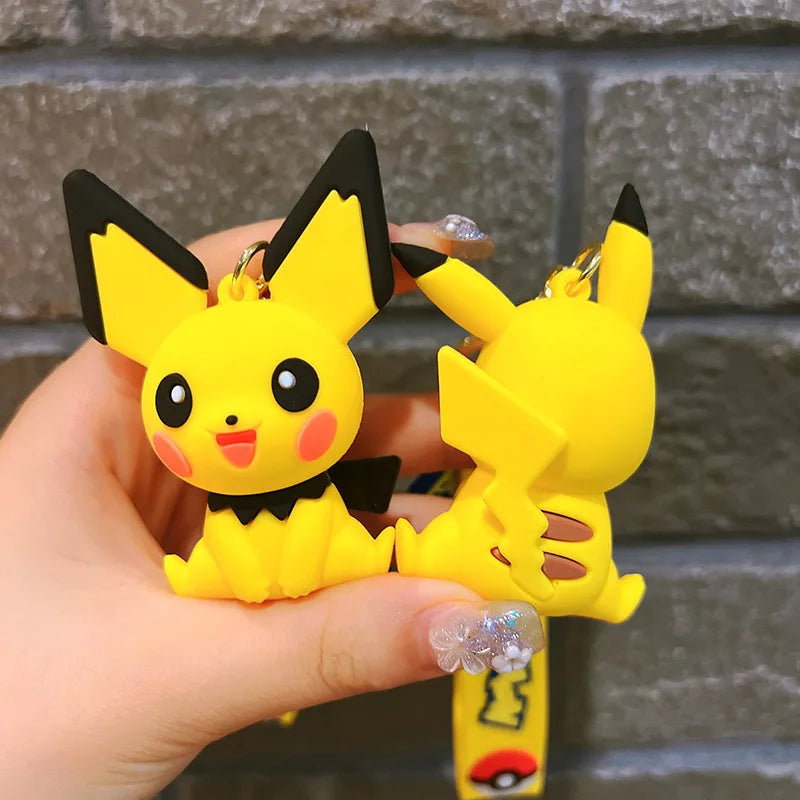 Porte-Clés Pokémon Pikachu & Psykokwak