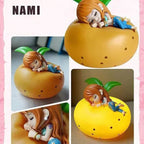Une pièce boîte aveugle figurines veilleuse Luffy Zoro Nami Sanji Chopper doux rêve lumineux ornement Anime boîte Surprise cadeau jouet GEAR GLOW