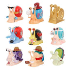 Figurine One Piece Luffy Den Den Mushi Doflamingo Law ZanTelephone Snail Worm, modèle de collection en PVC, jouet cadeau, 8cm, 9 pièces GEAR GLOW