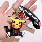 Porte-Clés Pokémon Pikachu & Psykokwak