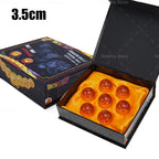 Dragon Ball Z 1:1 boule de cristal 7 étoiles boules figurines Orange bleu Shenron Dragon boules de cristal PVC Collection ensemble complet GEAR GLOW