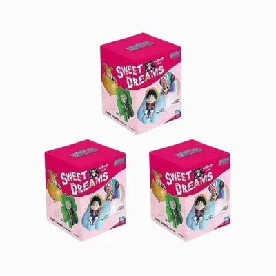 Une pièce boîte aveugle figurines veilleuse Luffy Zoro Nami Sanji Chopper doux rêve lumineux ornement Anime boîte Surprise cadeau jouet GEAR GLOW
