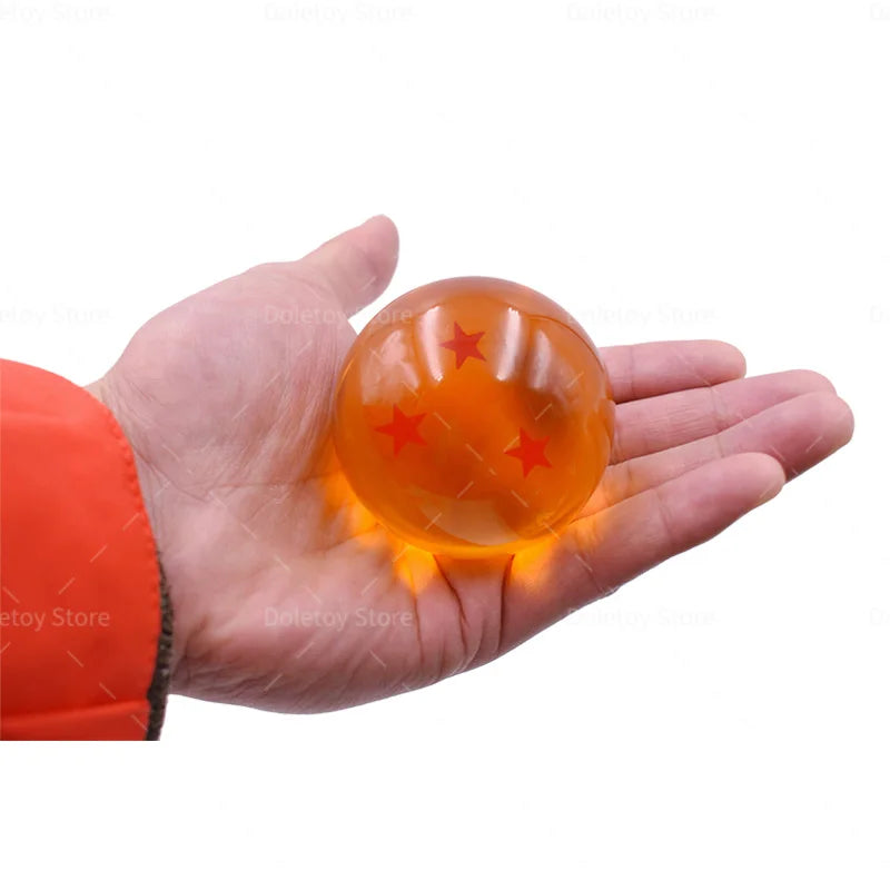 Dragon Ball Z 1:1 boule de cristal 7 étoiles boules figurines Orange bleu Shenron Dragon boules de cristal PVC Collection ensemble complet GEAR GLOW