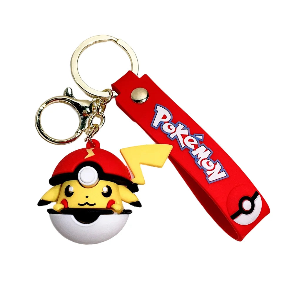 Porte-Clés Pokémon Pikachu & Psykokwak