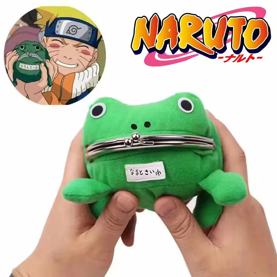 Naruto grenouille portefeuille japonais Anime grenouille mignon portefeuille Cosplay Ninja porte-monnaie petit support de sac GEAR GLOW
