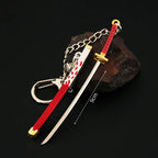 Mini épée de la série Roronoa Zoro, 9cm, avec chaîne Anti-perte, périphériques d'anime OP, Basil Hawkins, porte-clés en métal, cadeau pour les Fans GEAR GLOW
