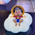 Une pièce boîte aveugle figurines veilleuse Luffy Zoro Nami Sanji Chopper doux rêve lumineux ornement Anime boîte Surprise cadeau jouet GEAR GLOW