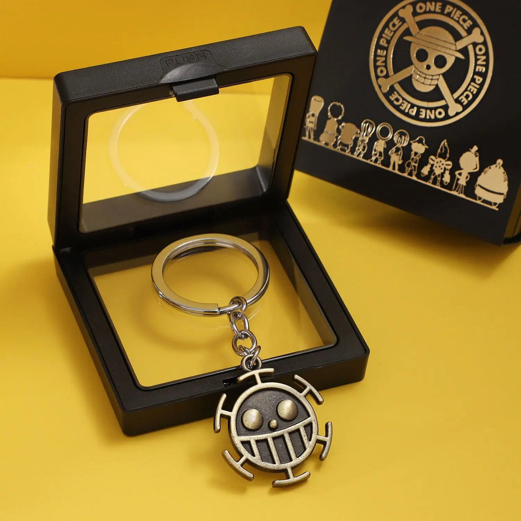 Nouveau Porte-clés Personnalisé One Piece Luffy Ace Chapeau de Paille, Pendentif Créatif d'Animation, Porte-clés Mignon pour Couple, Pendentif pour Sac ou Vêtements, Cadeau GEAR GLOW