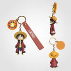 Véritable une pièce Anime Figure singe D Luffy Chopper dessin animé porte-clés sac ornement poupées enfants cadeau d'anniversaire jouet de noël cadeaux GEAR GLOW