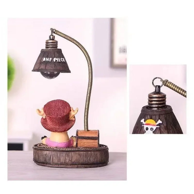 Veilleuse One Piece Luffy Chopper, figurine de dessin animé mignonne, accessoire de bureau personnalisé, objet décoratif créatif GEAR GLOW